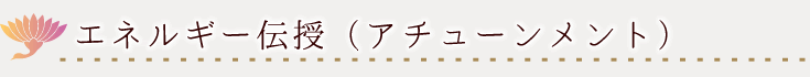 エネルギー伝授（アチューンメント）臼井式レイキ伝授　癒しの風ふうみ　奈良